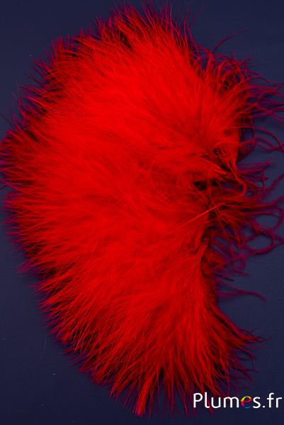 Dinde marabout - 8-12 cm - carmin